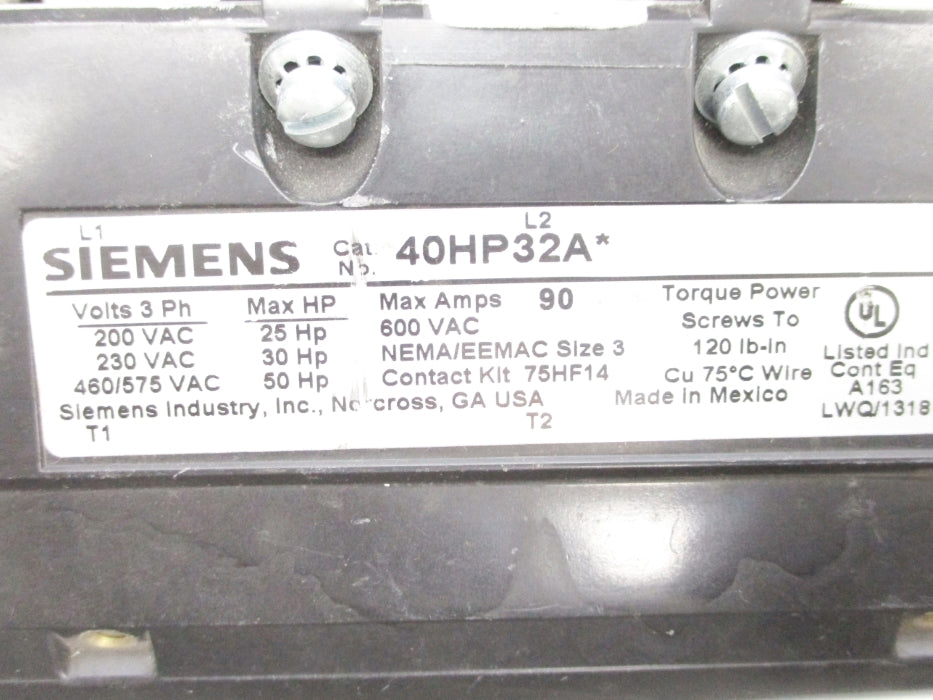 SIEMENS 40HP32AJ 24V 90A NSNP