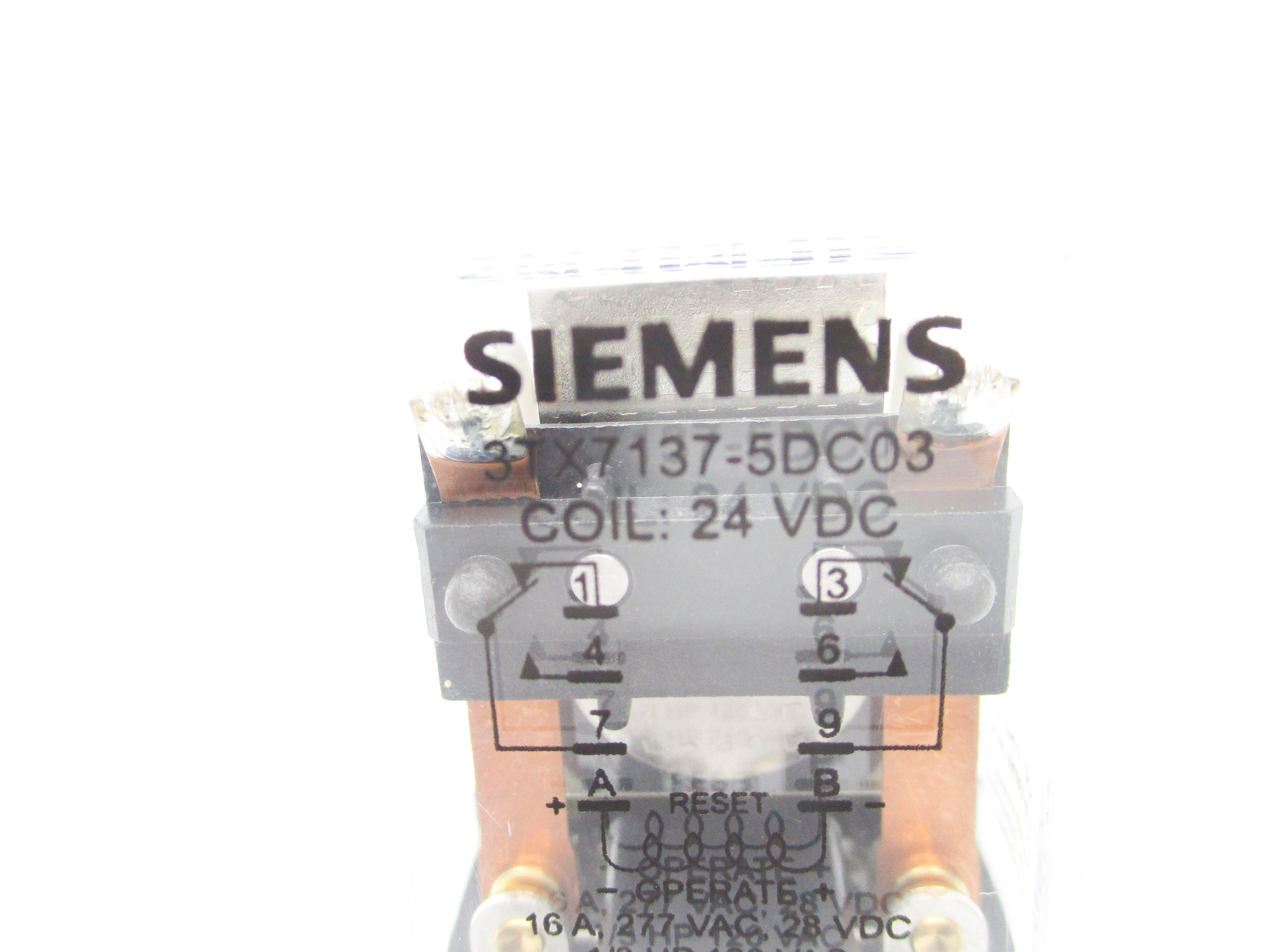 SIEMENS 3TX7137-5DC03 24VDC 16A UNMP