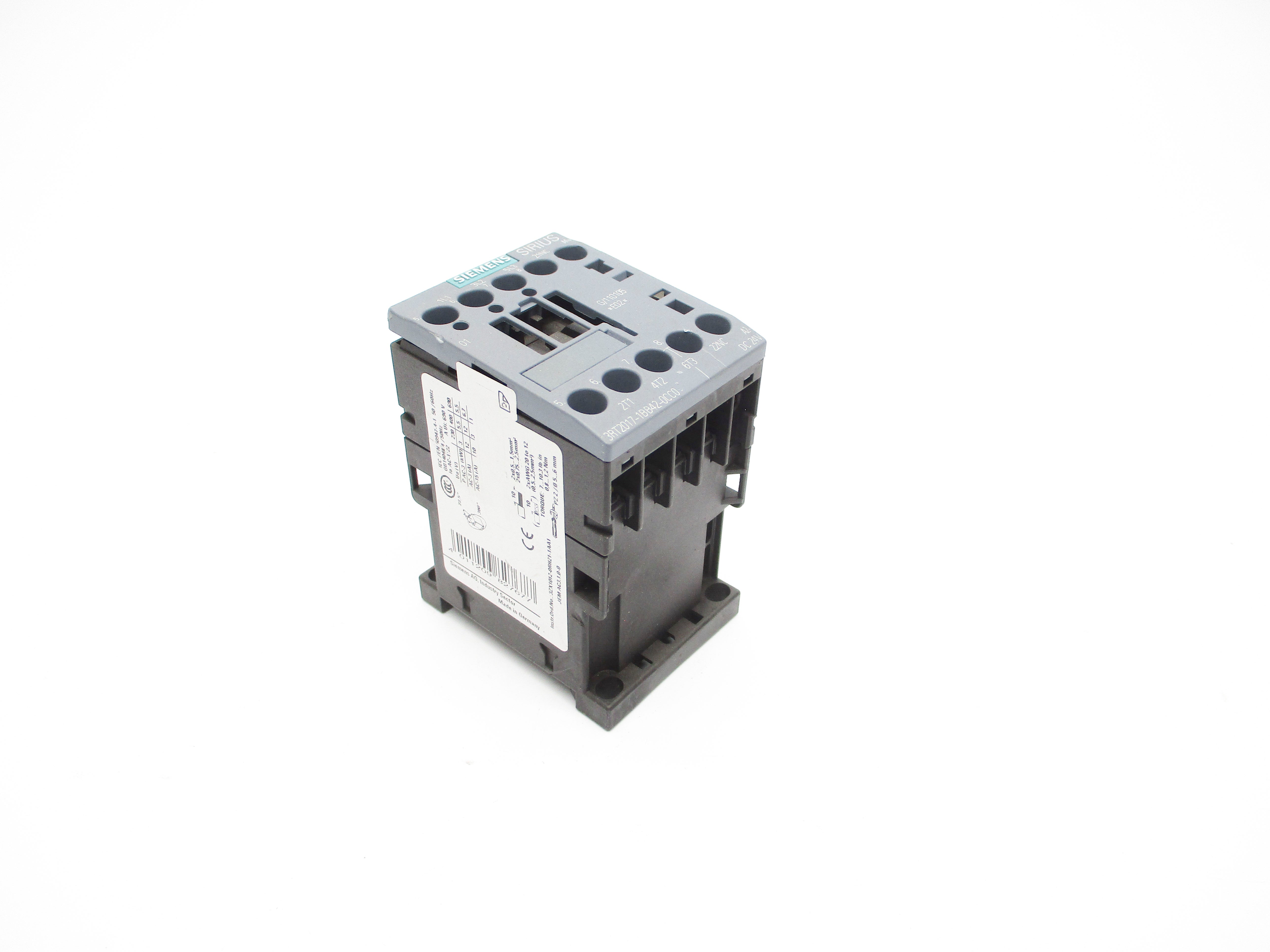 SIEMENS 3RT2017-1BB42-0CC0 24VDC NSNP