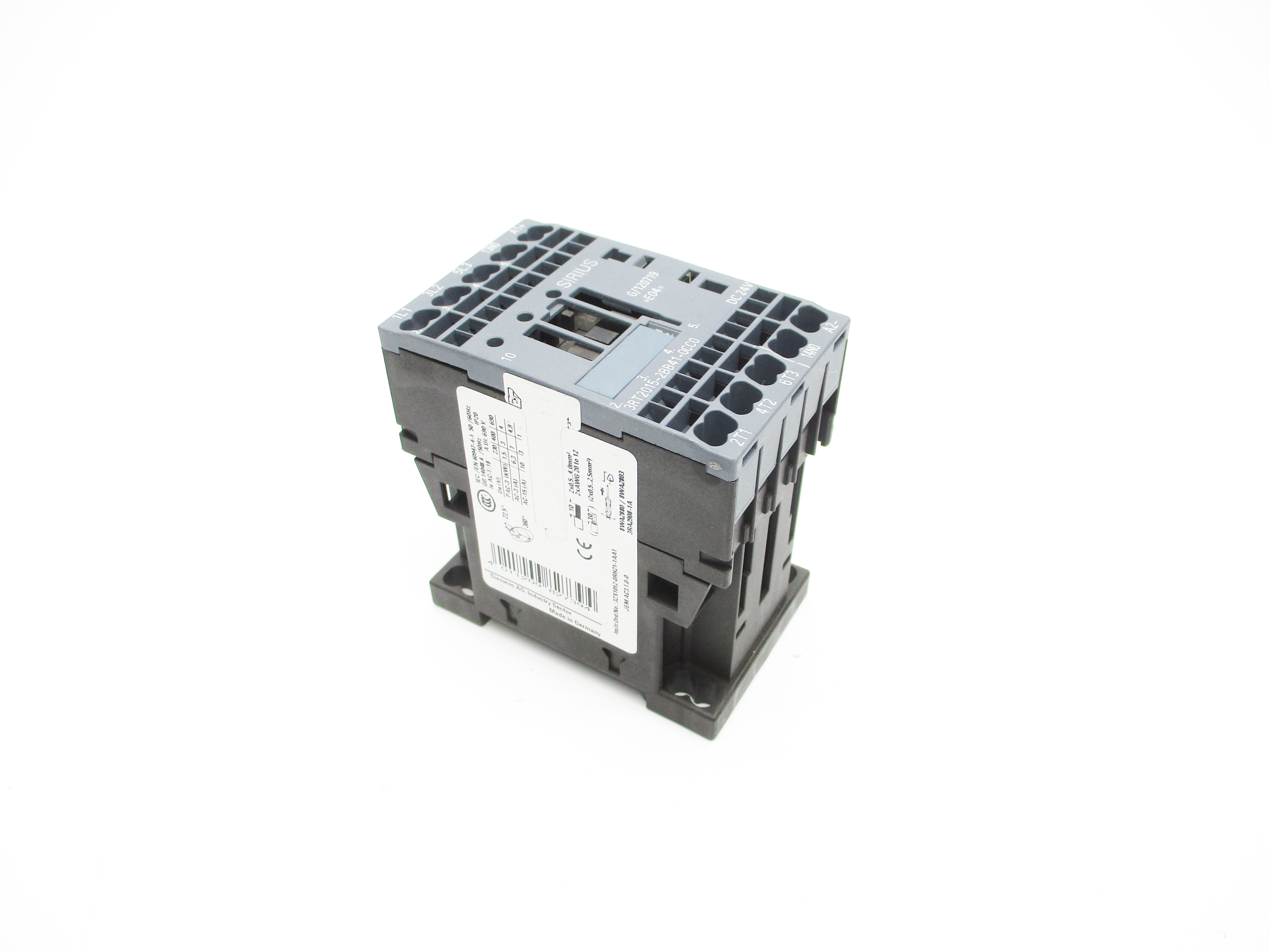 SIEMENS 3RT2015-2BB41-0CC0 24VDC NSNP
