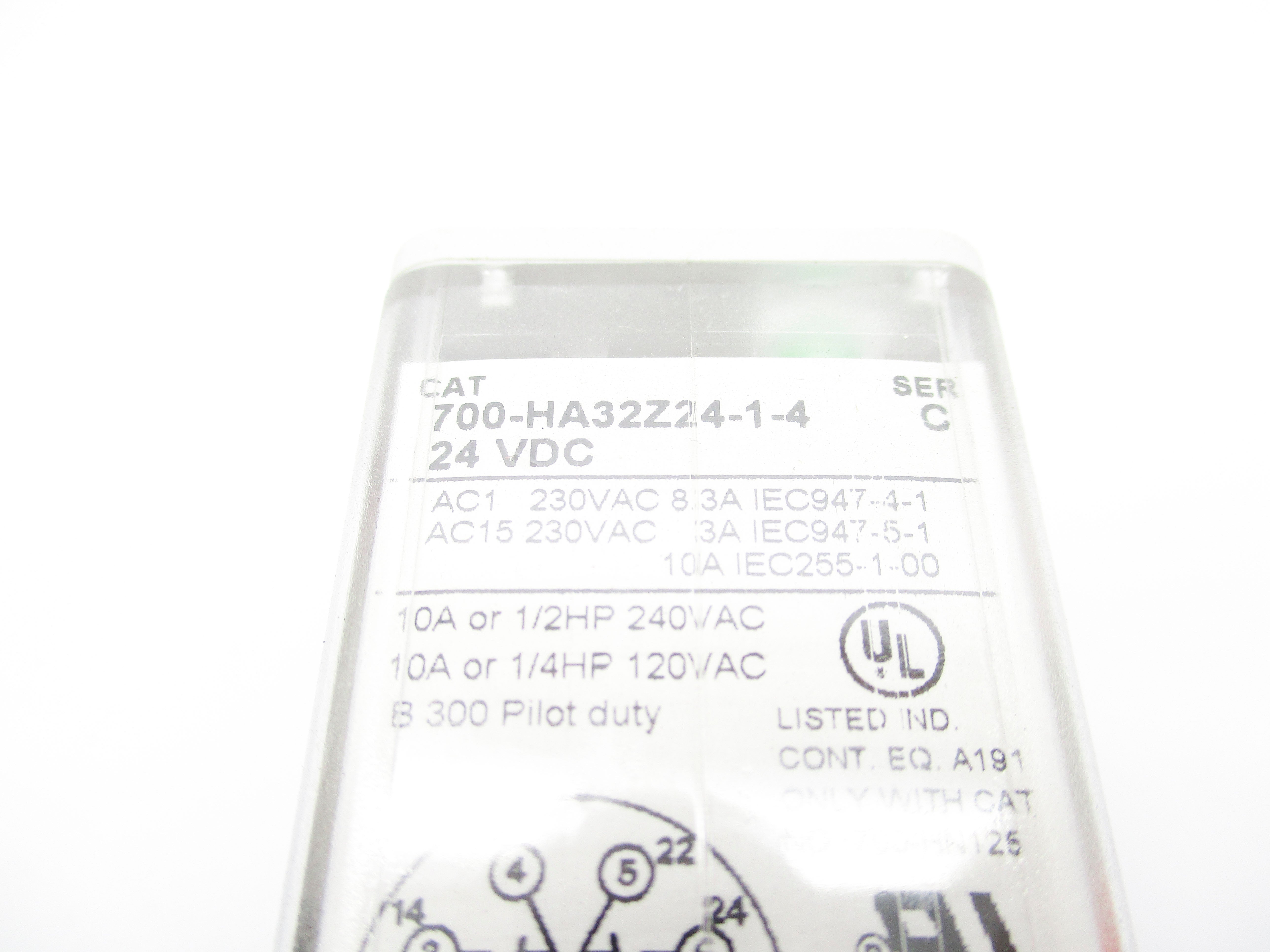 ALLEN BRADLEY 700-HA32Z24-1-4 SER. C 24VDC NSNP