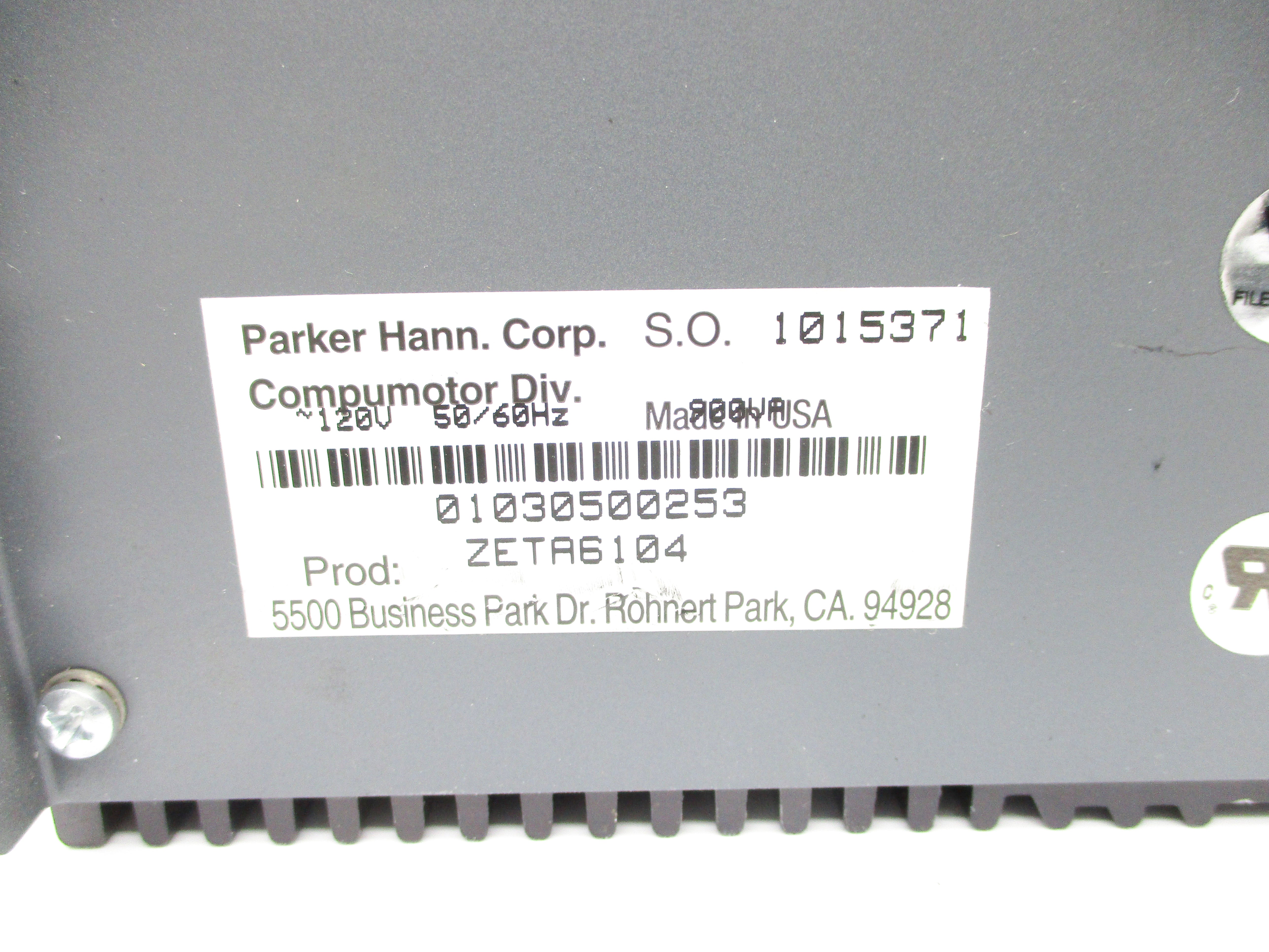 PARKER ZETA6104 NSNP