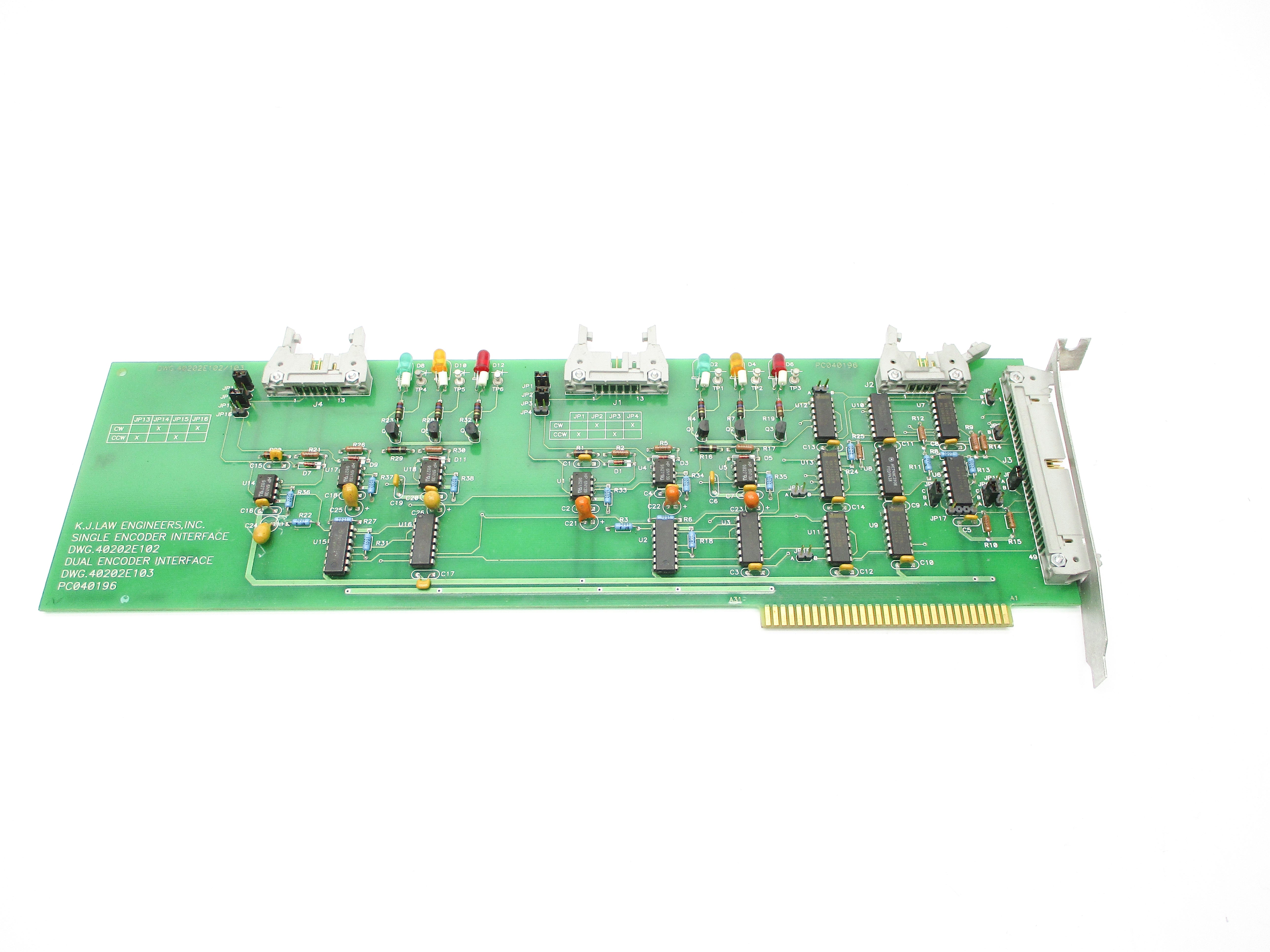 K.J. LAW ENGINEERING 40202E102/103 UNMP