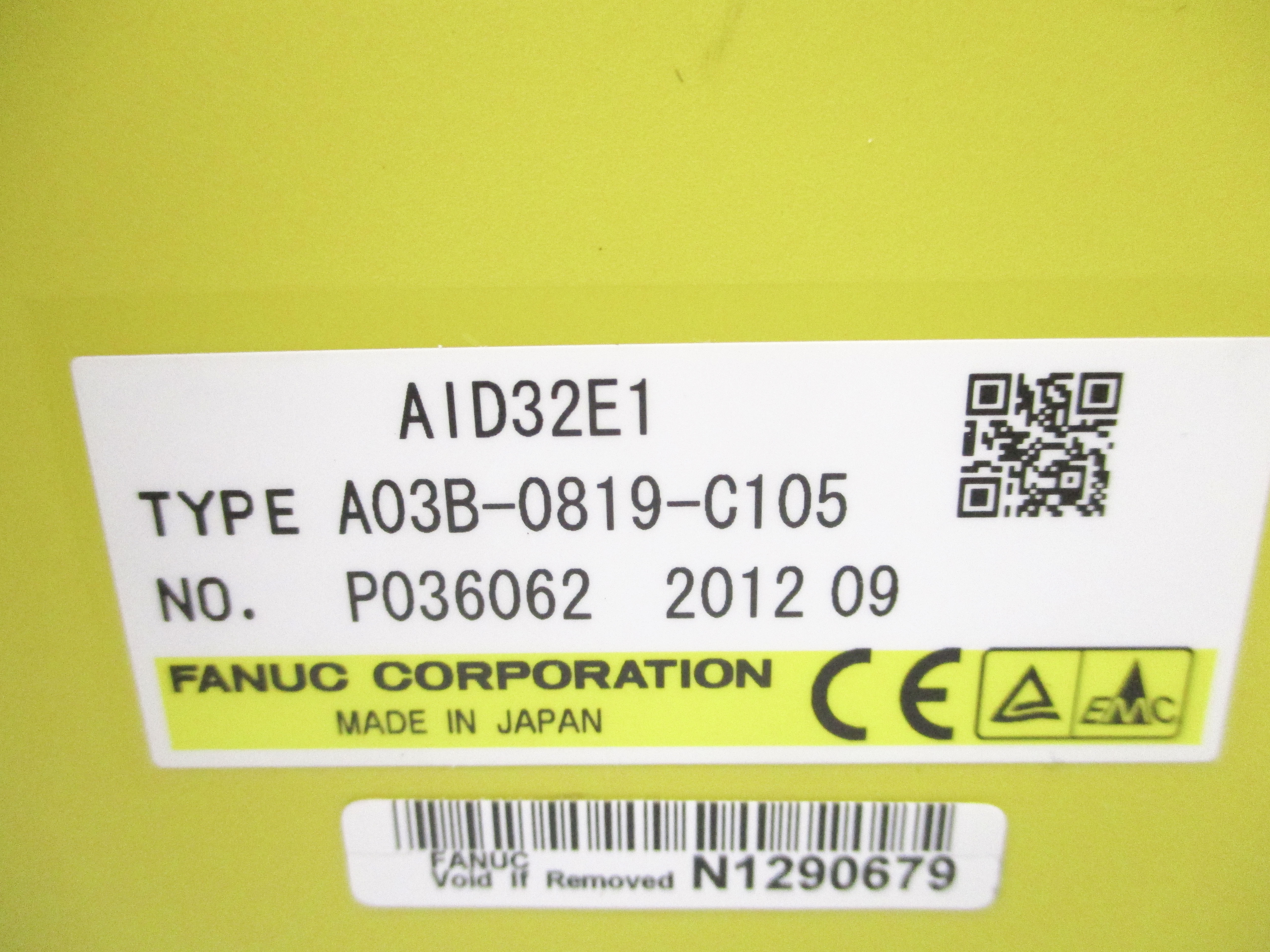 FANUC A03B-0819-C105 AID32E1 NSNP