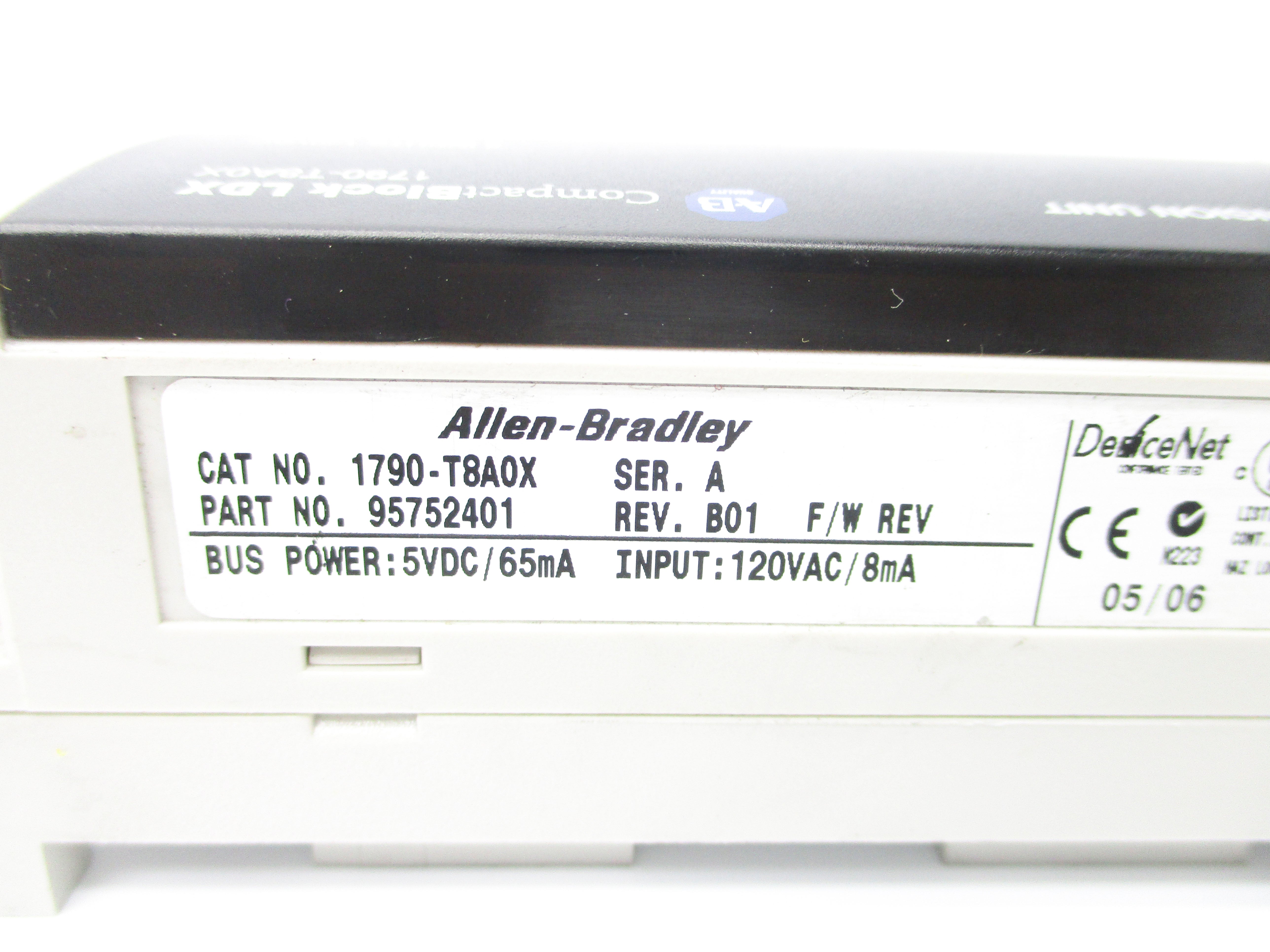 ALLEN BRADLEY 1790-T8A0X SER. A NSNP