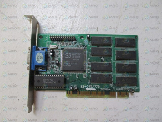 APAC S3 ViRGE/DX S3-375/775 PCI GRAPHICS CARD *NEW NO BOX*