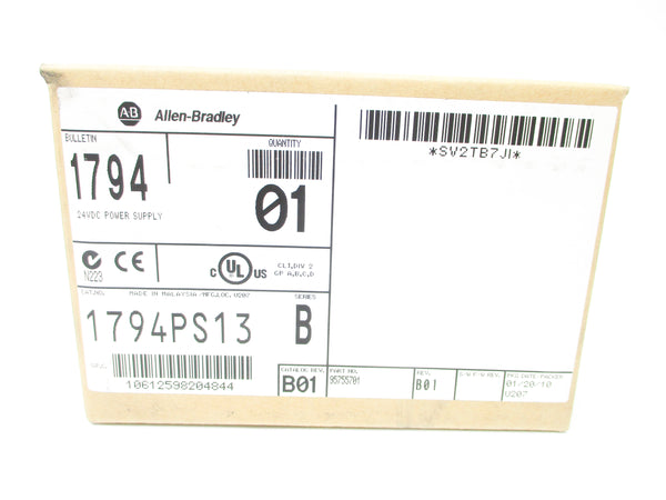 ALLEN BRADLEY 1794-PS13 SER. B DATE: 2010 NSFS