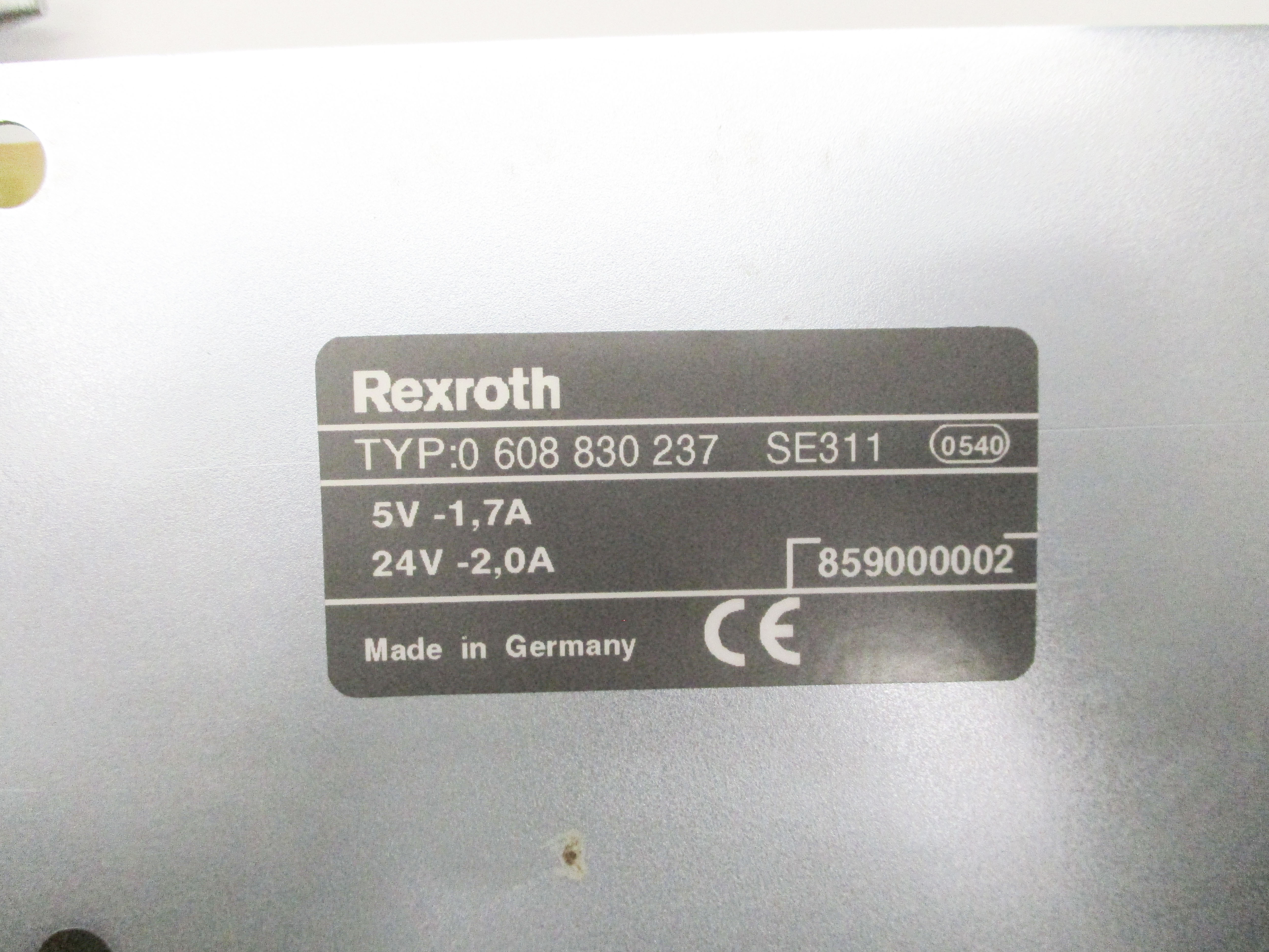 REXROTH 0608830237 SE311 NSNP