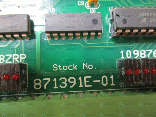 NEWNES MACHINE 871391E-01 PC RELAY BOARD ASSEMBLY *NEW NO BOX*
