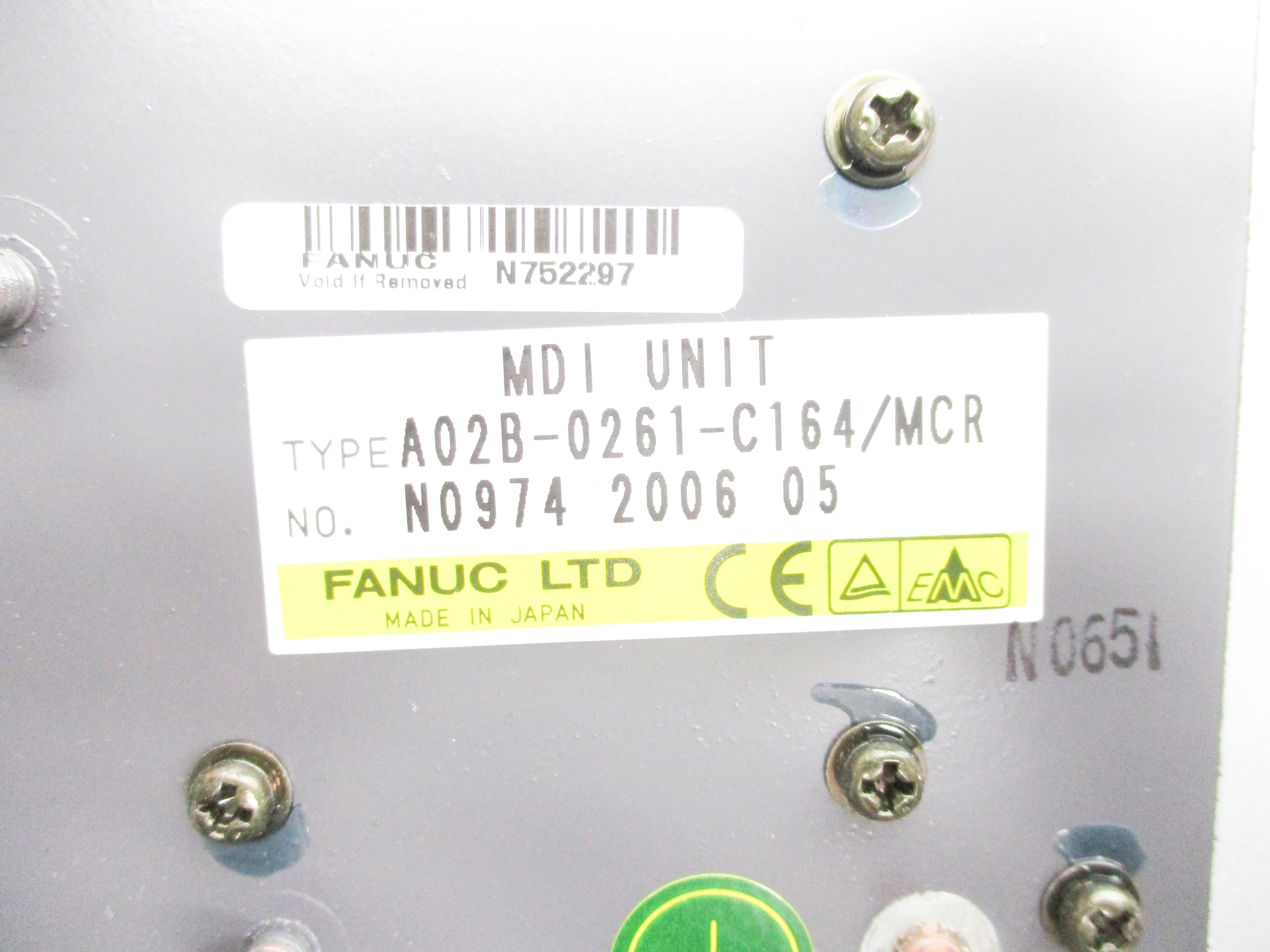 FANUC A02B-0261-C164/MCR NSNP