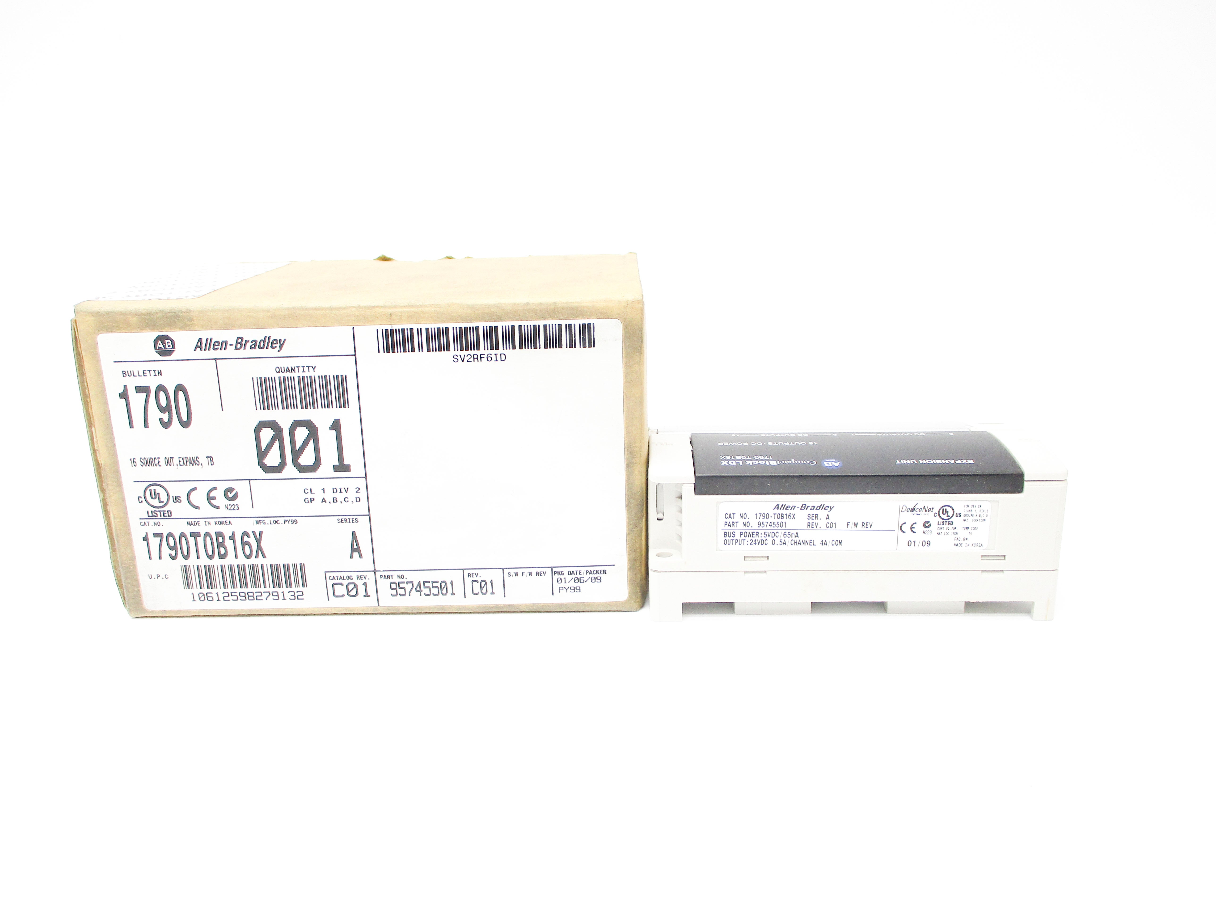 ALLEN BRADLEY 1790-T0B16X SER. A NSMP