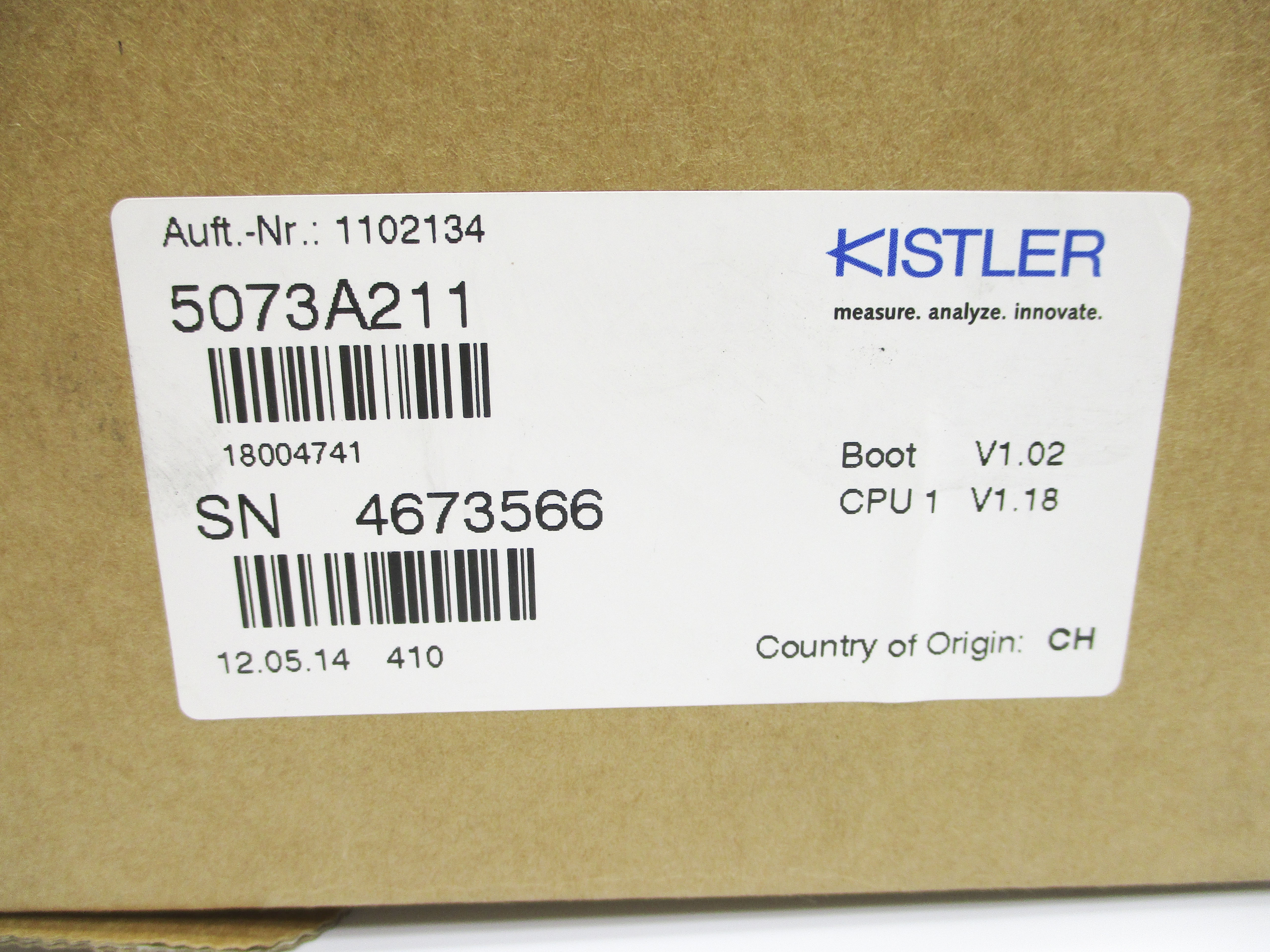 KISTLER 5073A211 NSMP