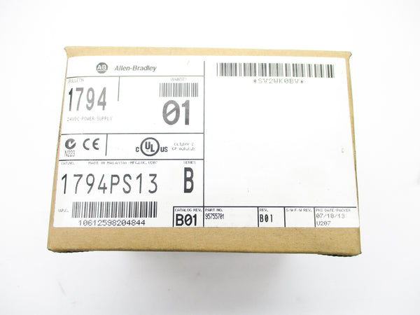 ALLEN BRADLEY 1794-PS13 SER. B DATE: 2013 NSFS