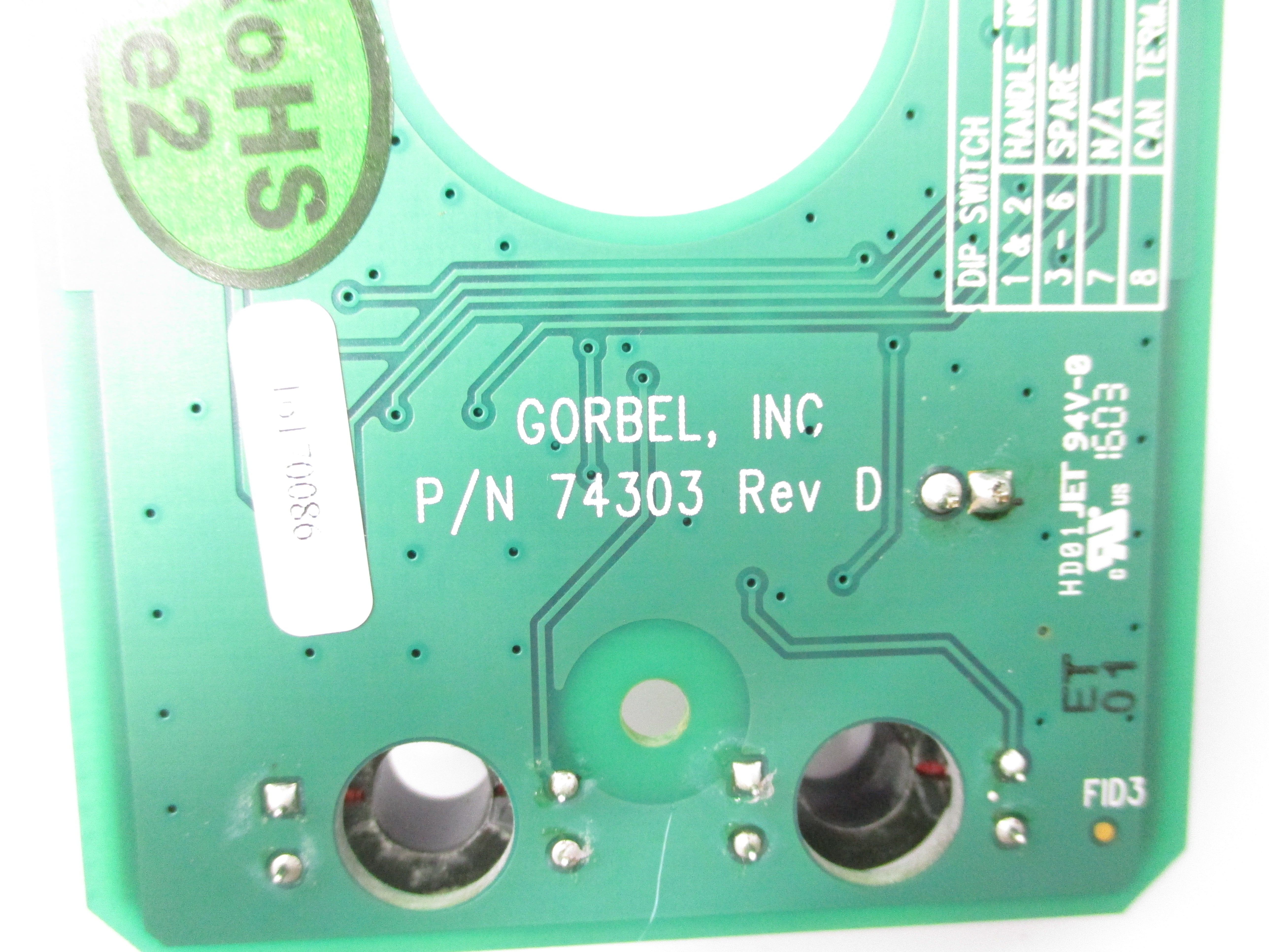 GORBEL 74303 REV. D NSNP