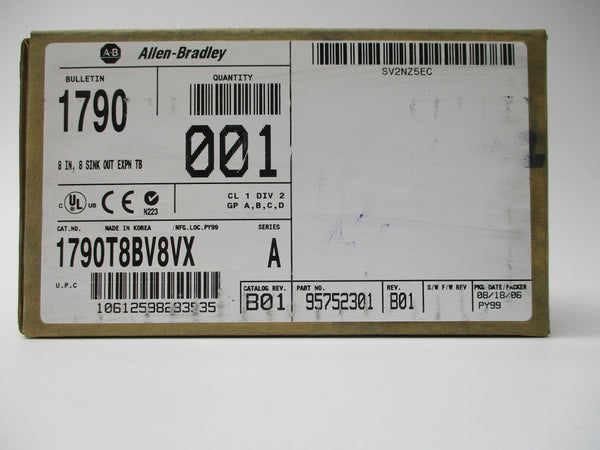 ALLEN BRADLEY 1790-T8BV8VX SER. A DATE: 2006 NSFS