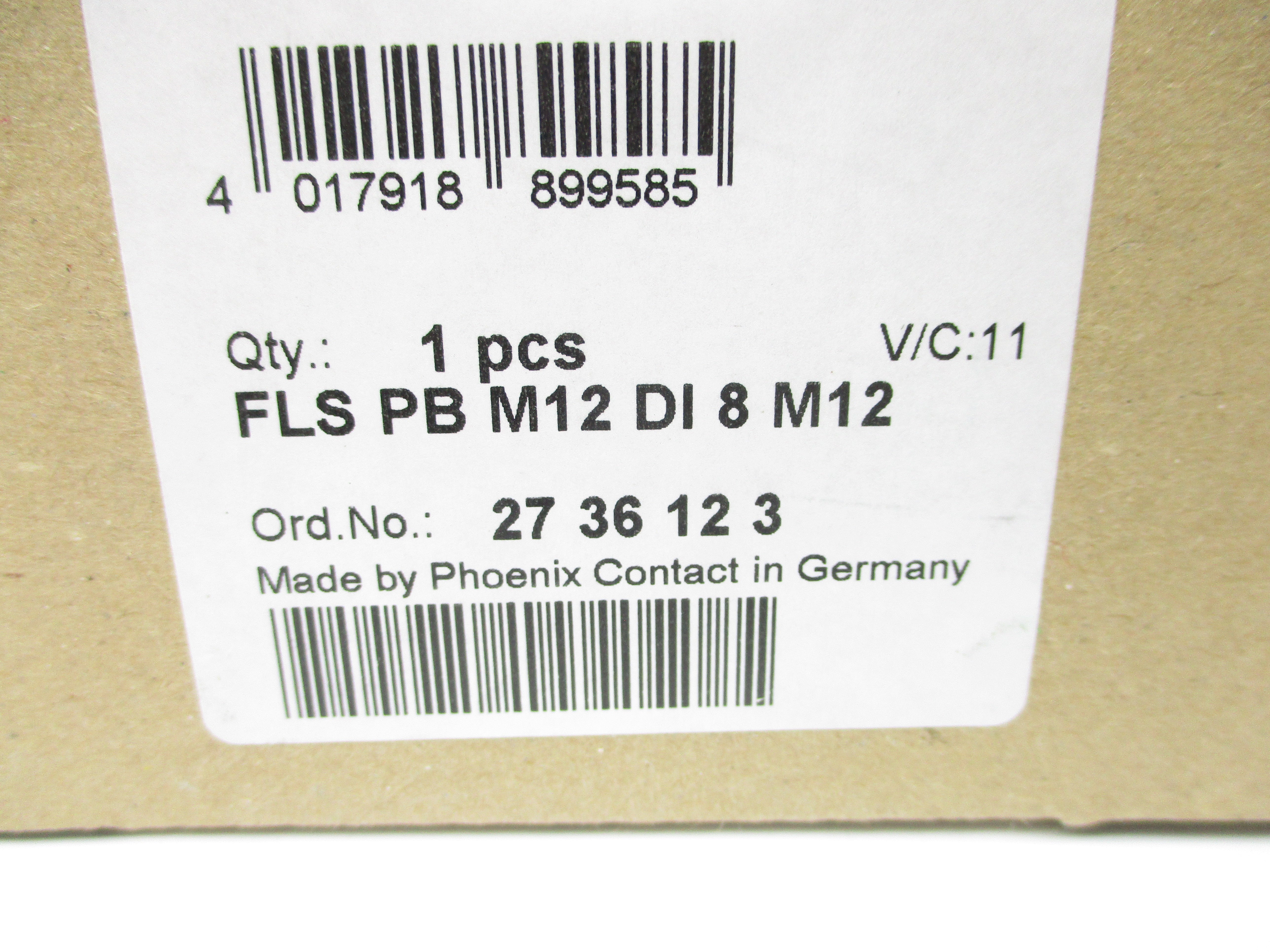 PHOENIX CONTACT FLSPBM12DI8M12 2736123 NSFS