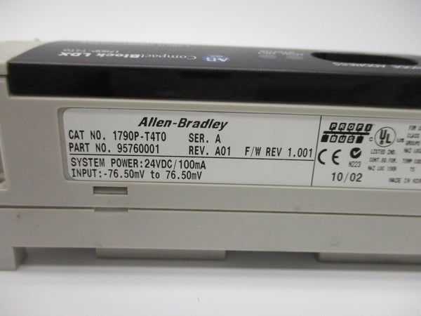 ALLEN BRADLEY 1790P-T4T0 SER. A F/W 1.001 NSNP