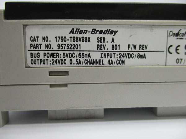 ALLEN BRADLEY 1790-T8BV8BX SER. A 24VDC NSNP