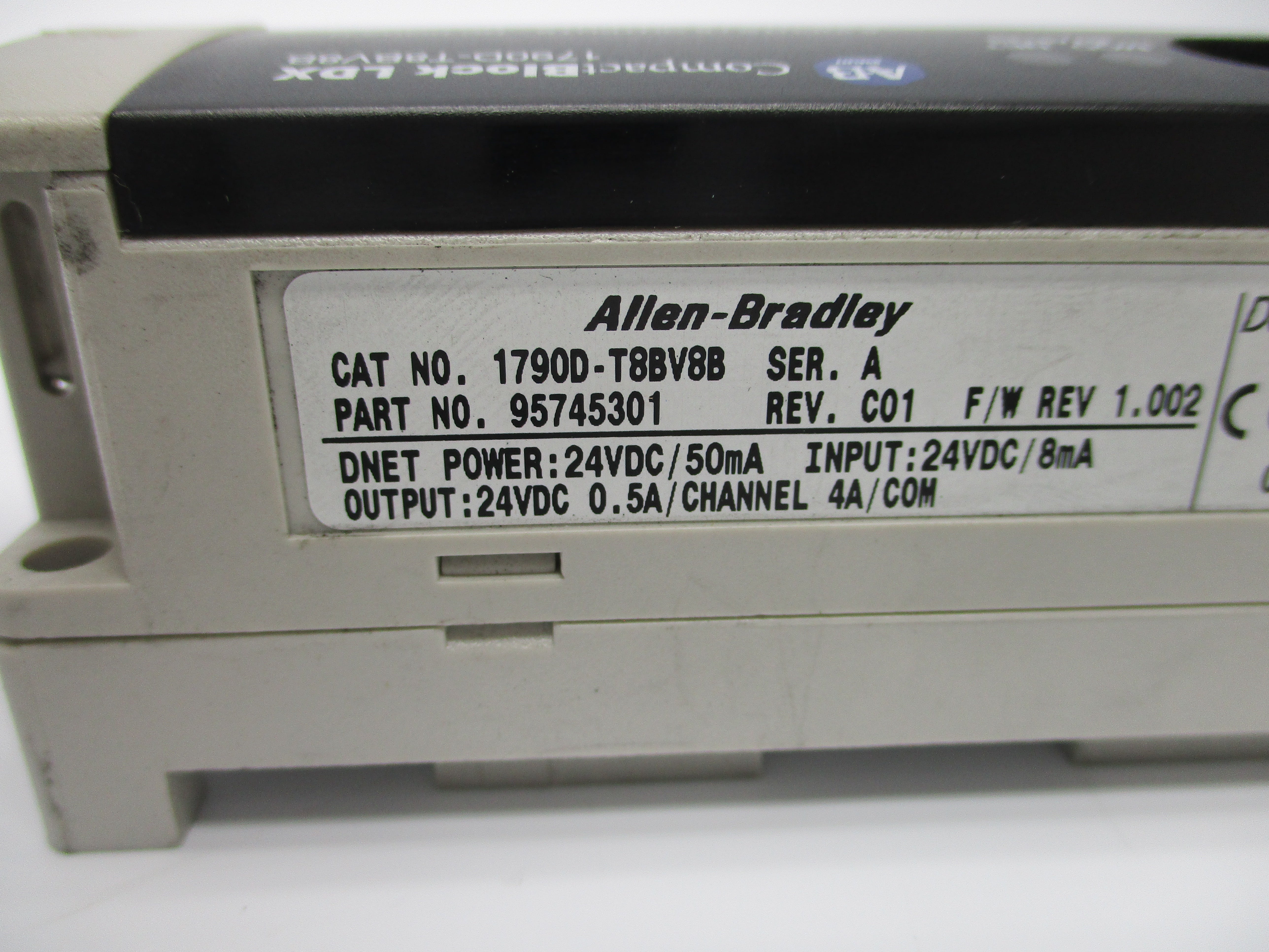 ALLEN BRADLEY 1790D-T8BV8B SER. A F/W 1.002 NSNP