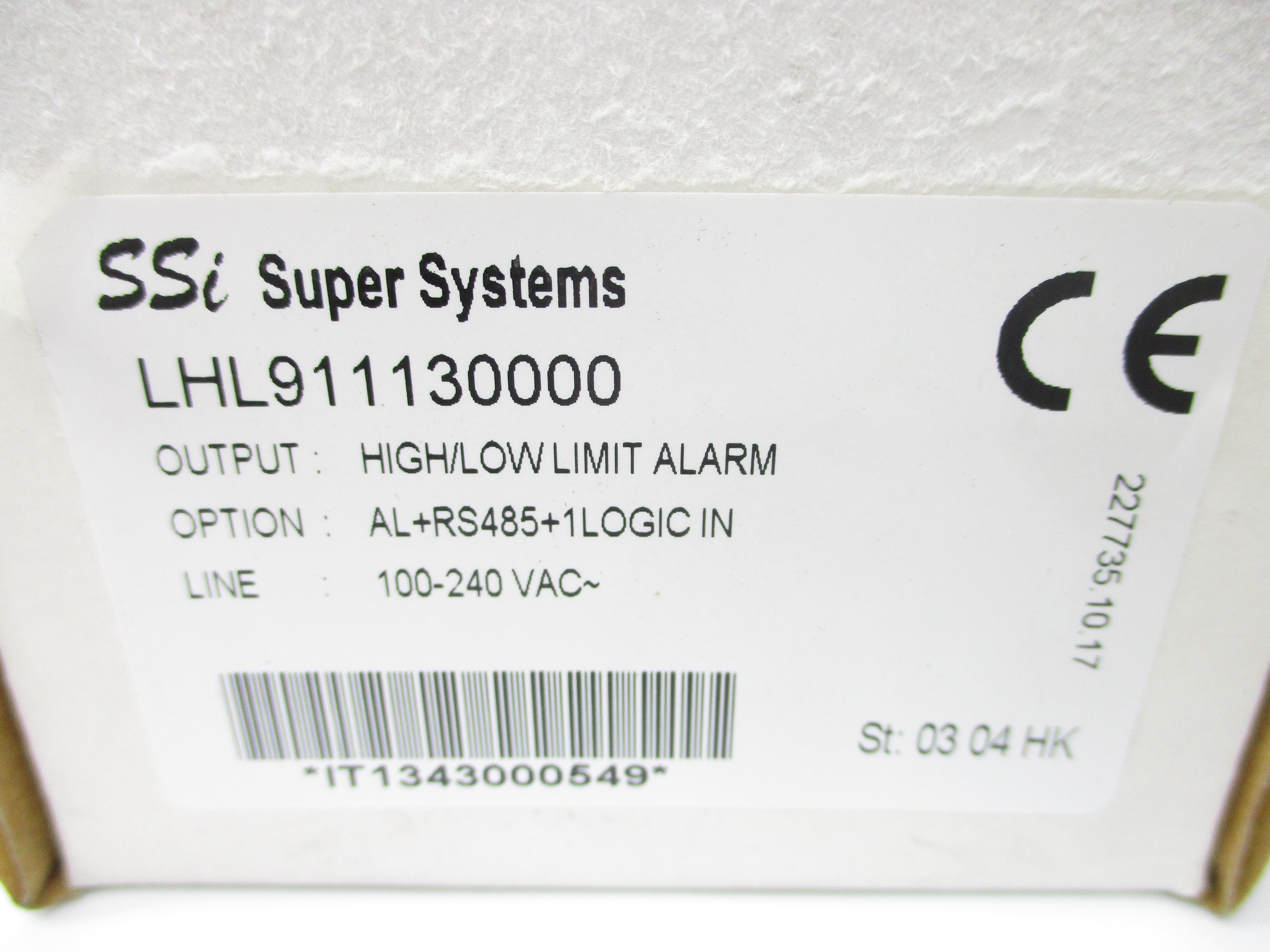 SUPER SYSTEMS LHL911130000 NSMP