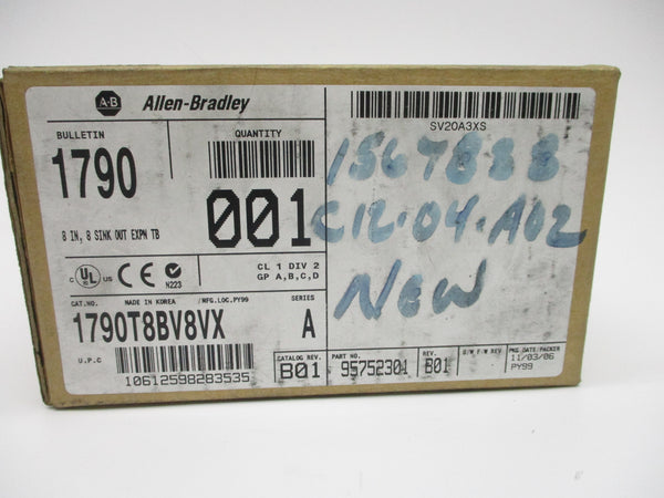 ALLEN BRADLEY 1790-T8BV8VX SER. A NSMP