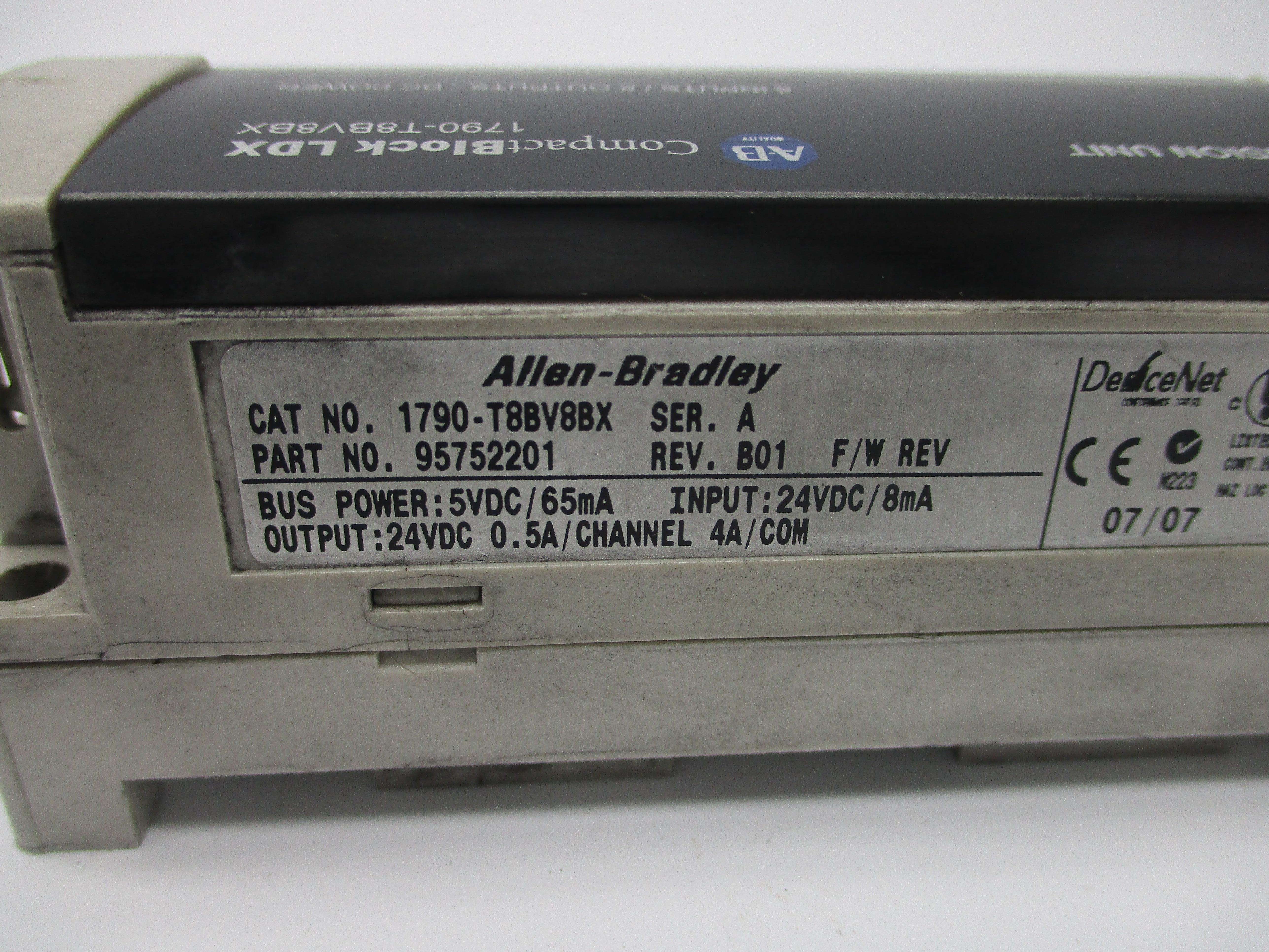 ALLEN BRADLEY 1790-T8BV8BX SER. A UNMP
