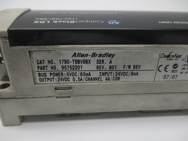ALLEN BRADLEY 1790-T8BV8BX SER. A UNMP