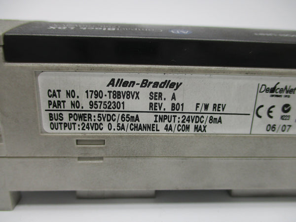 ALLEN BRADLEY 1790-T8BV8VX SER. A UNMP