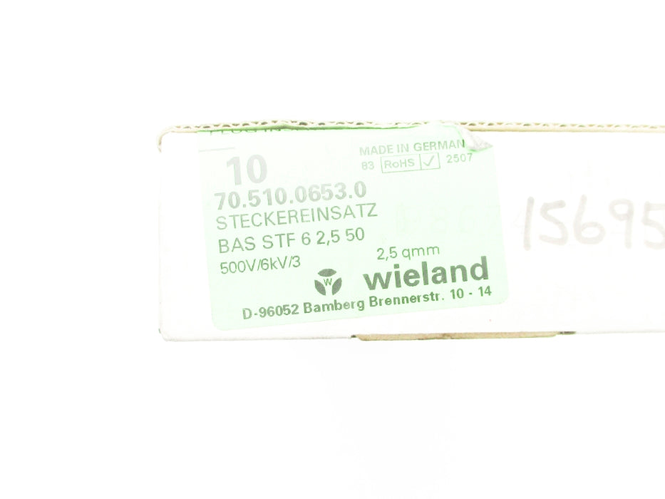 WIELAND 70.510.0653.0 (PKG OF 10) NSMP