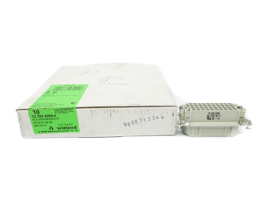 WIELAND 73.700.4058.0 (PKG OF 10) NSMP