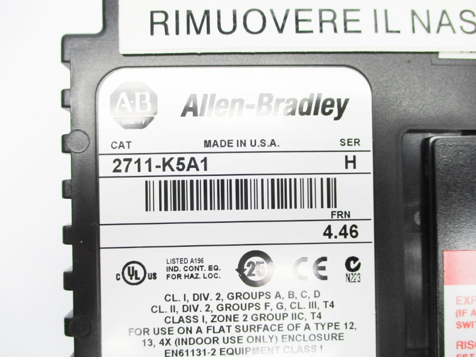 INDUSTRIAL SPARE PART 2711-K5A1 SER. H NSNP