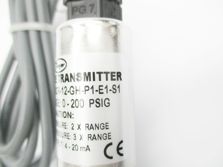 DWYER 628CR-12-GH-P1-E1-S1 0-200PSIG NSNP