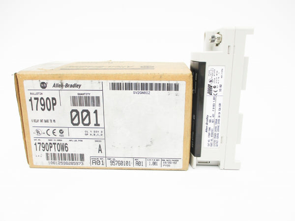 ALLEN BRADLEY 1790-PT0W6 SER. A F/W 1.001 NSMP