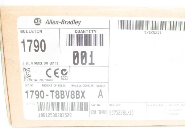 ALLEN BRADLEY 1790-T8BV8BX SER. A NSMP