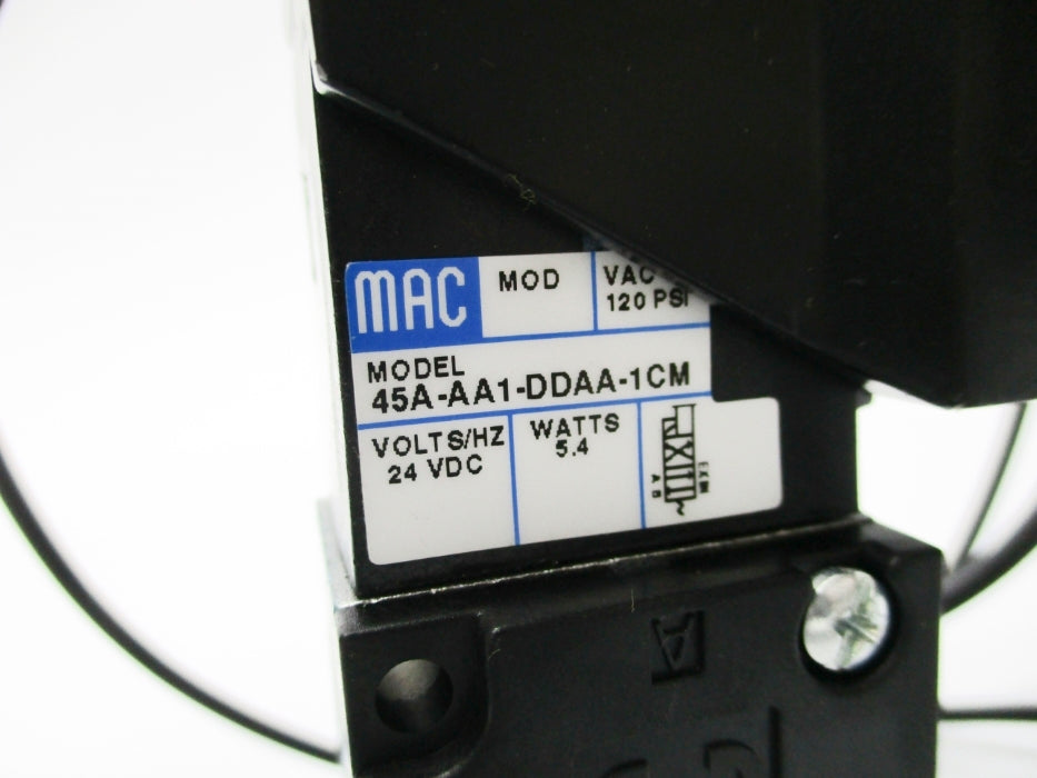 MAC 45A-AA1-DDAA-1CM 24VDC 120PSI NSNP