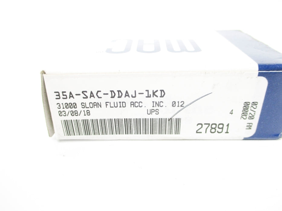 MAC 35A-SAC-DDAJ-1KD 24VDC 120PSI NSMP