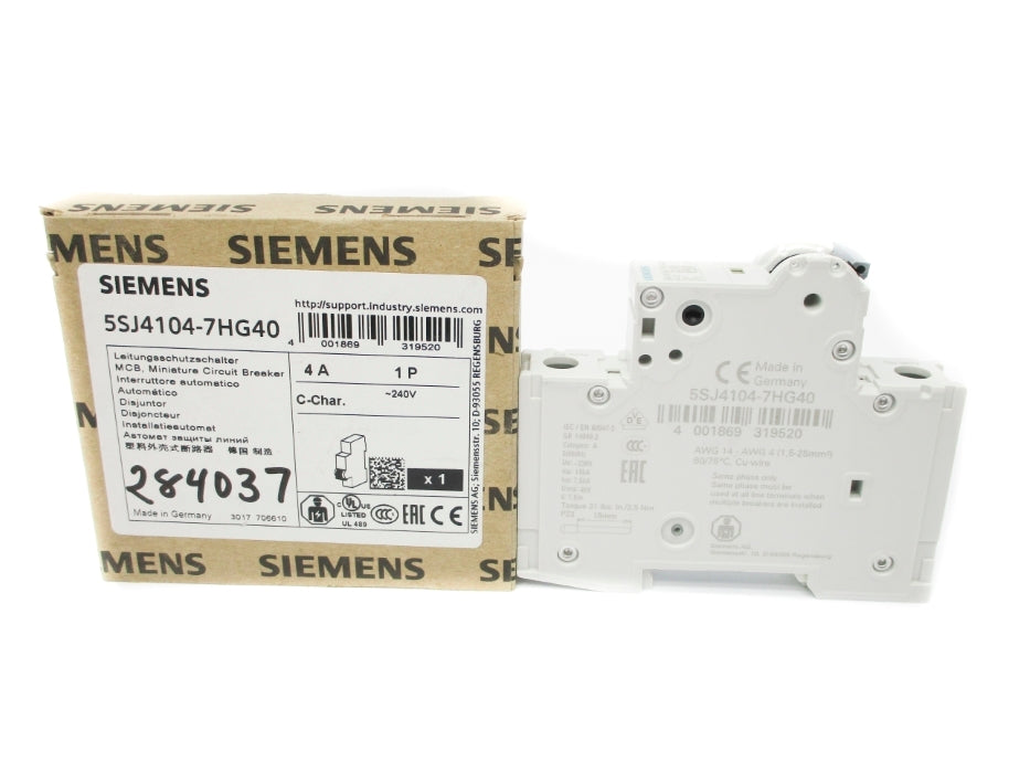 SIEMENS 5SJ4104-7HG40 4A 240V NSMP
