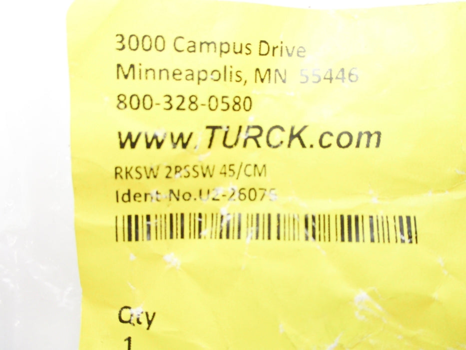 TURCK RKSW2RSSW45/CM U2-26075 NSMP