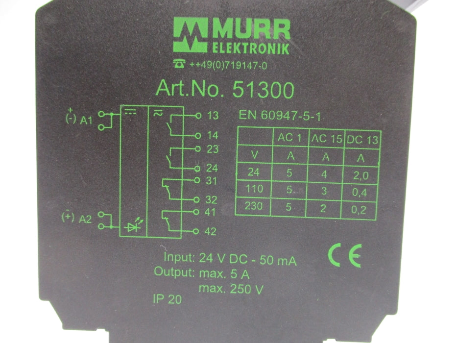MURR ELEKTRONIK 51300 24VDC NSNP