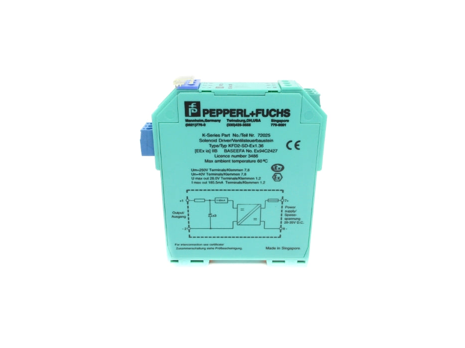 PEPPERL+FUCHS KFD2-SD-EX1.36 72025 NSNP