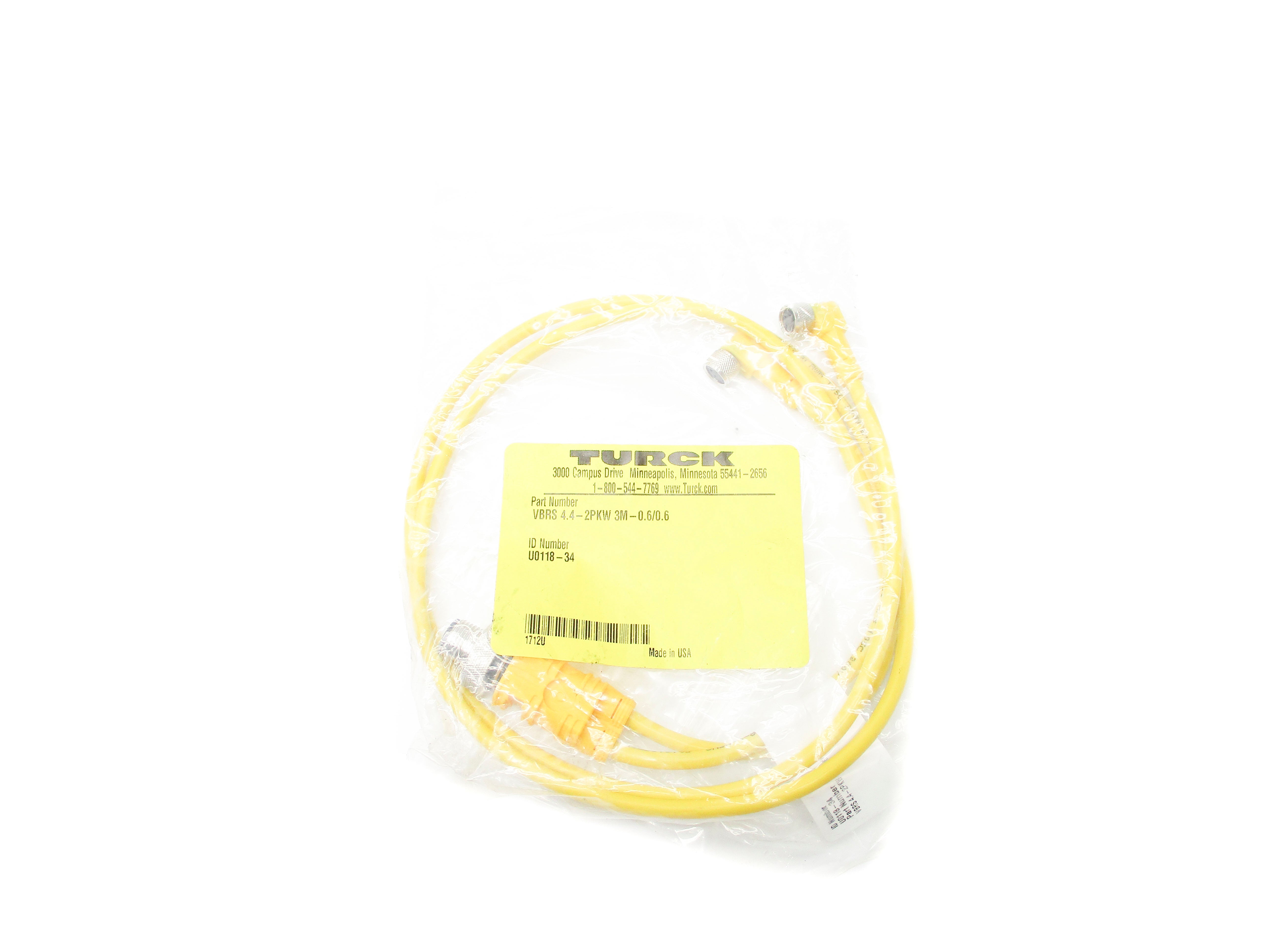 TURCK VBRS4.4-2PKW3M-0.6/0.6 U0118-34 NSMP