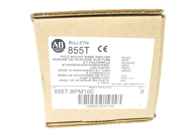 ALLEN BRADLEY 855T-BPM10C SER. B 250V (BR/WH) NSMP