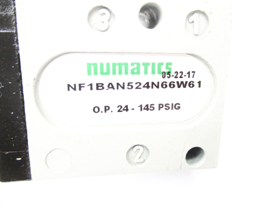 NUMATICS NF1BAN524N66W61 24-145PSI 24VDC NSNP