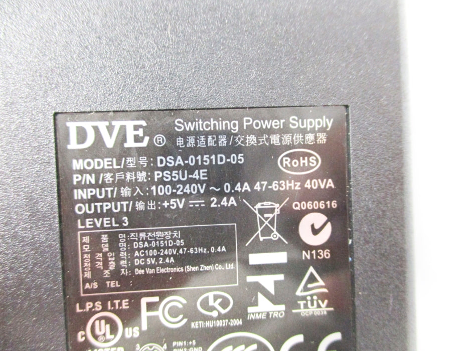 DVE DSA-0151D-05 PS5U-4E NSNP