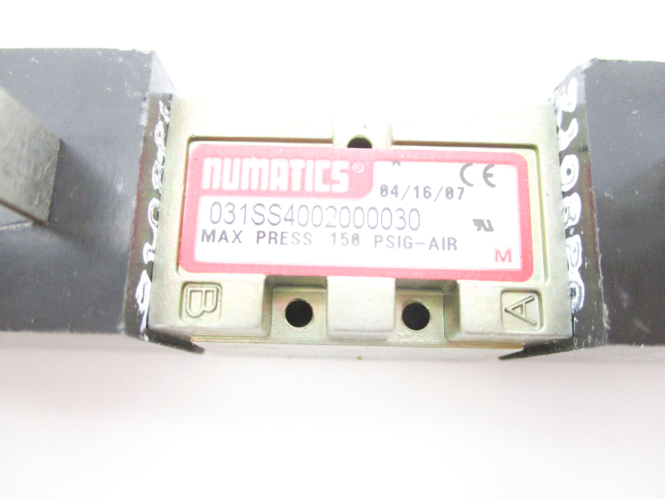 NUMATICS 031SS4002000030 150PSIG 110/120V NSNP