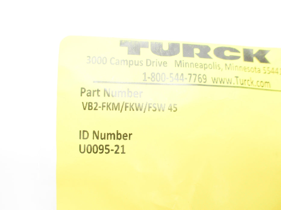 TURCK VB2-FKM/FKW/FSW45 U0095-21 NSMP