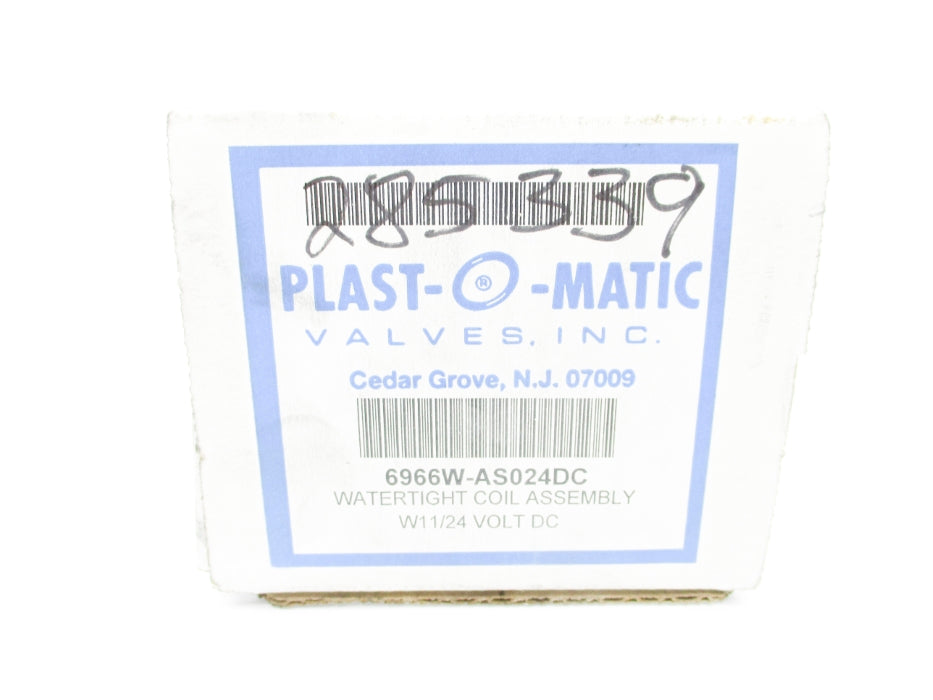 PLAST-O-MATIC VALVES 6966W-AS024DC NSMP