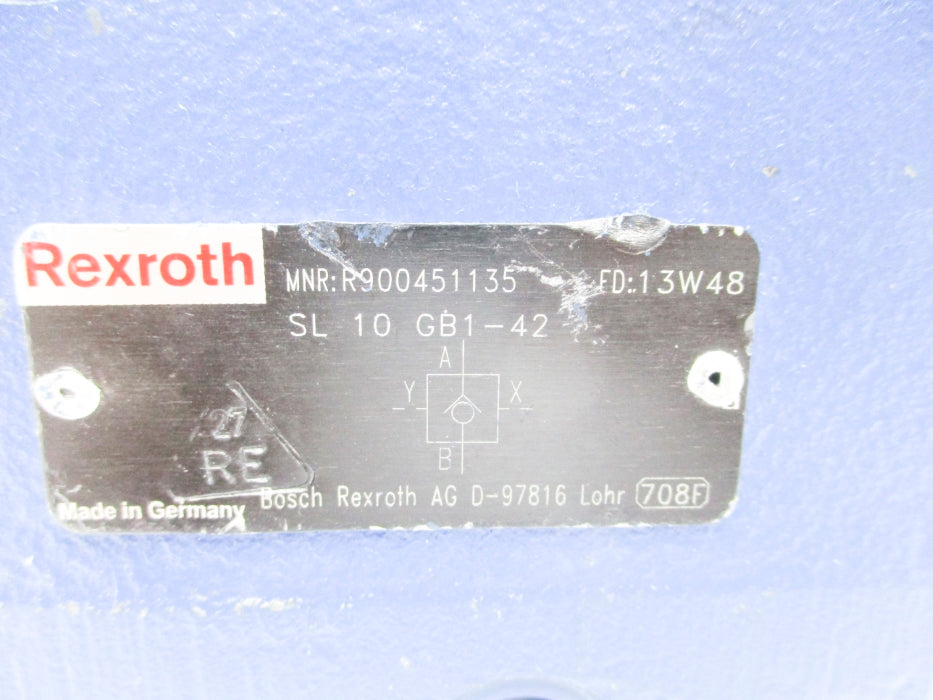 REXROTH SL10GB1-42 R900451135 UNMP