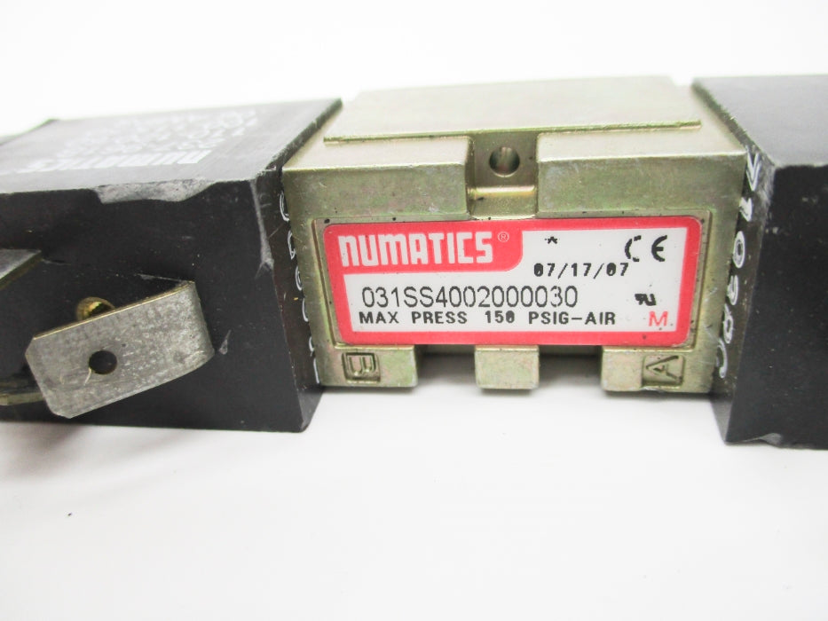 NUMATICS 031SS4002000030 150PSIG 100-115/110/120V UNMP
