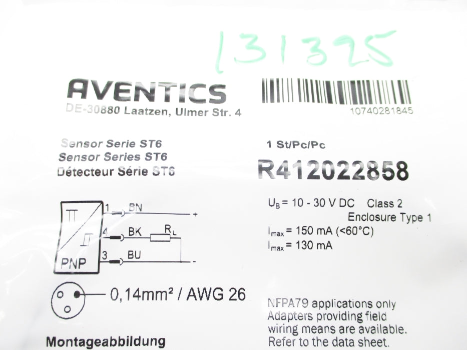 AVENTICS R412022858 NSMP